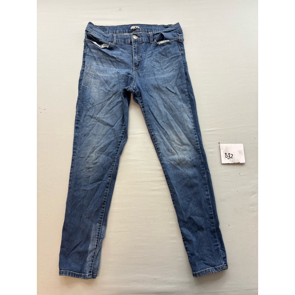 Juicy Couture Girls Size 14 Medium Wash Skinny Denim Jeans Blue